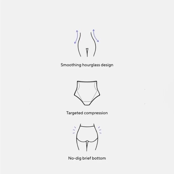 Honeylove Queen Brief in Sand NEW D14 - Picture 8 of 16